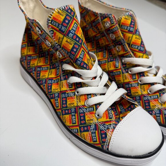 Custom Old Bay Converse Style Sneakers - Picture 5 of 5